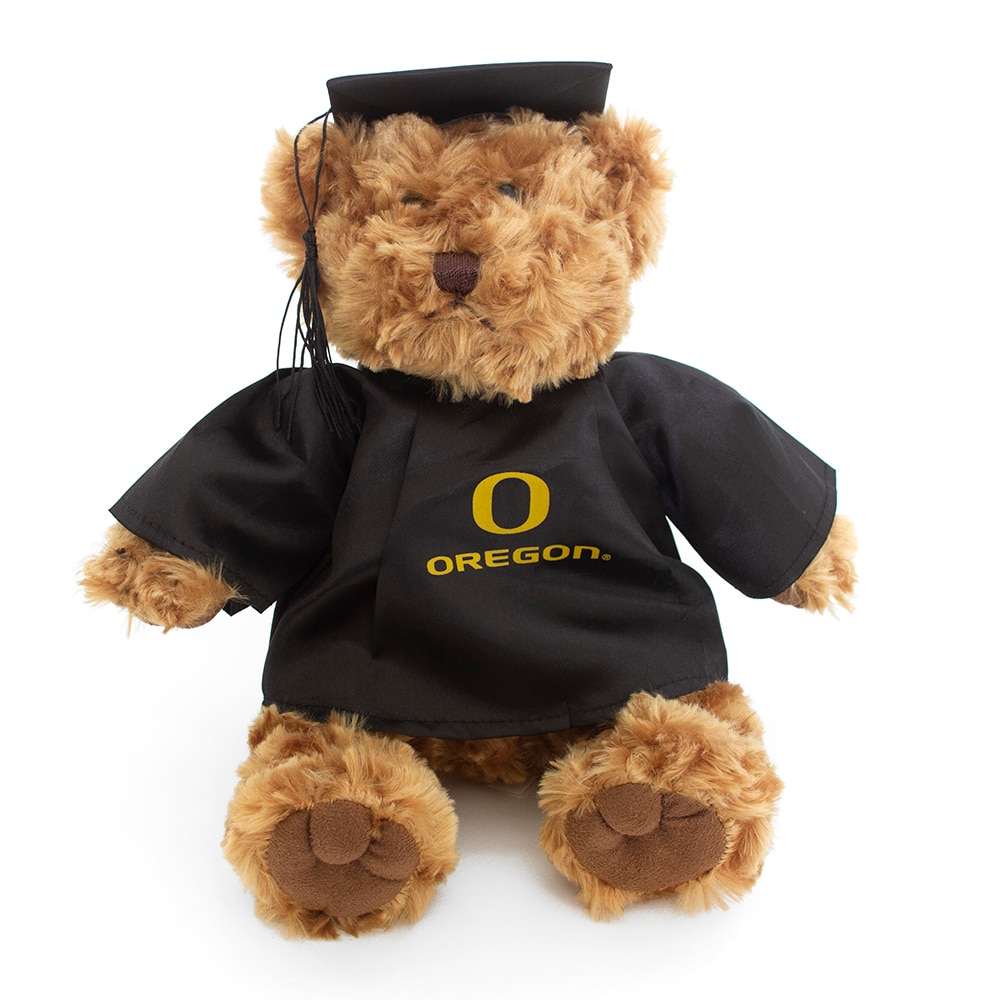 Ducks Spirit, MCM Group, Black, Plush, Grad, Traditional, Grad Bear, 587895